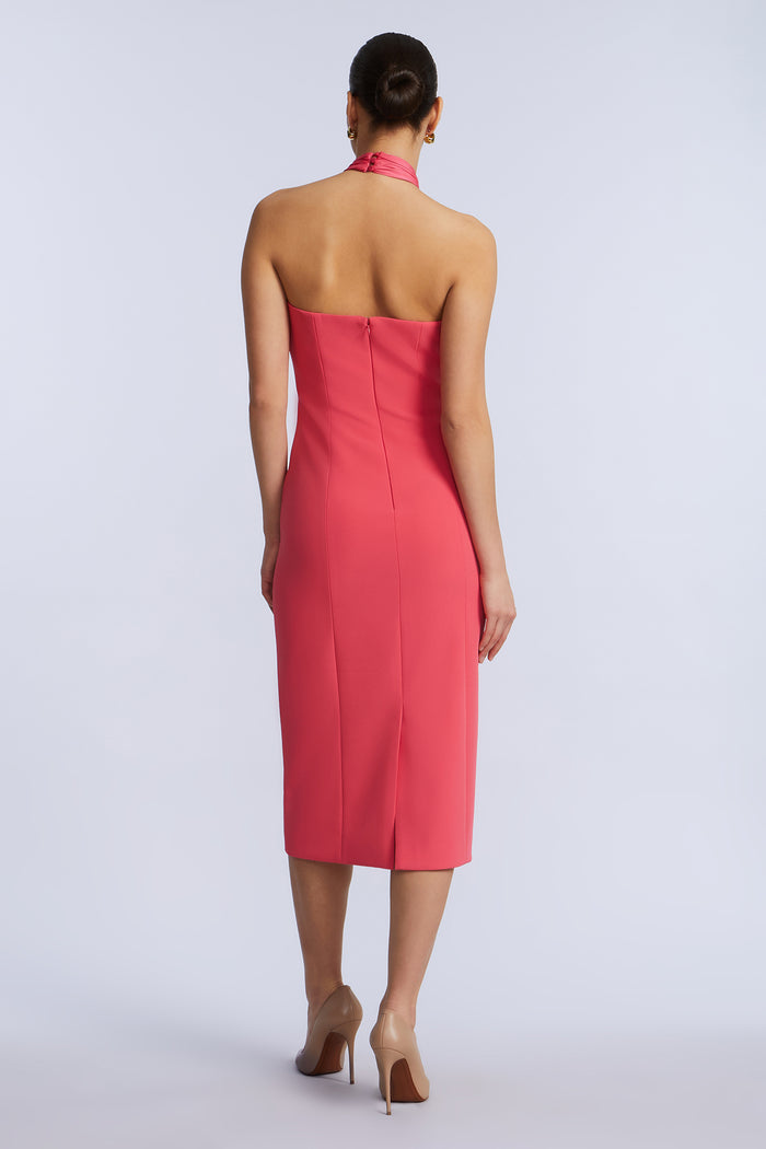 Midi Dress With A Twist
