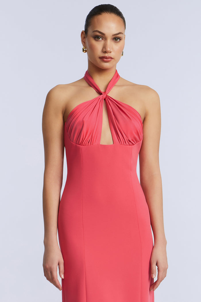 Midi Dress With A Twist