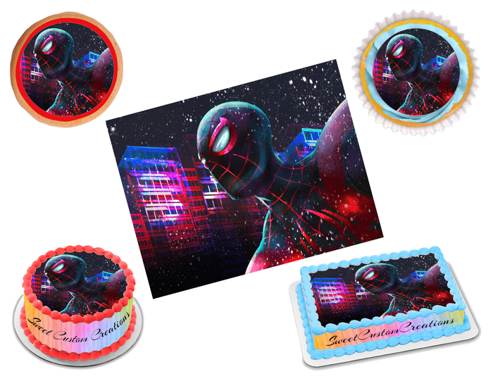 Miles Morales Edible Image Frosting Sheet #6 (70+ sizes)