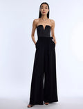 Mixed Media Jumpsuit