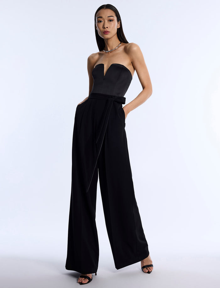 Mixed Media Jumpsuit