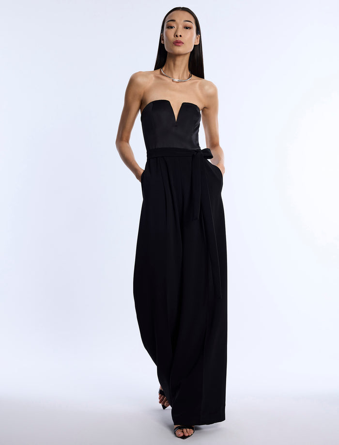 Mixed Media Jumpsuit