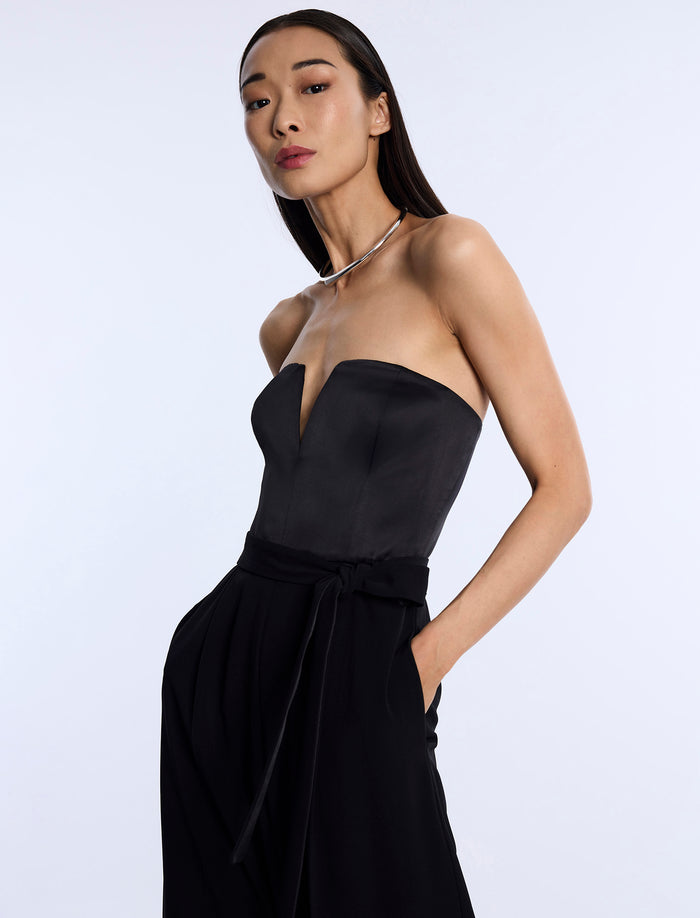 Mixed Media Jumpsuit