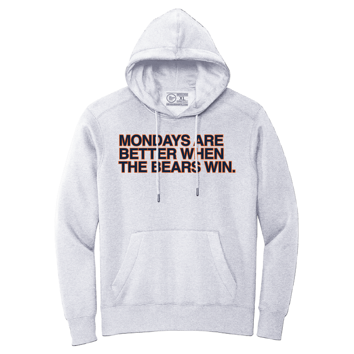 MONDAYS ARE BETTER WHEN THE BEARS WIN (HOODED SWEATSHIRT) - OBVIOUS SHIRTS