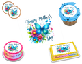 Mother's Day Edible Image Frosting Sheet #1 Topper (80+ sizes)
