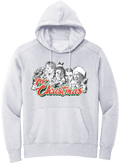 MT. CHRISTMAS (HEATHER GREY HOODED SWEATSHIRT) - OBVIOUS SHIRTS