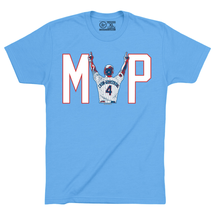 Additional view of MVP shirt featuring Pete Crow-Armstrong by Obvious Shirts