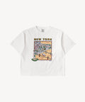 NEW YORK MAP TEE T-Shirts X-SMALL / WHITE - BRUT Clothing