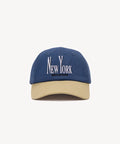 NYC CAPITAL CAP Cap ONE SIZE / BEIGE / BLUE - BRUT Clothing