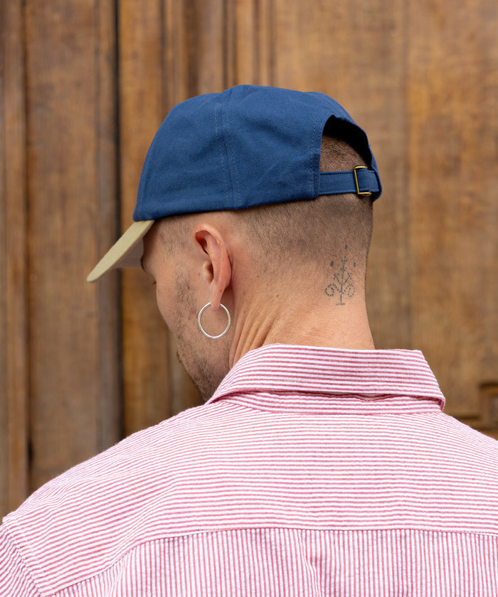 NYC CAPITAL CAP Cap ONE SIZE / BEIGE / BLUE - BRUT Clothing