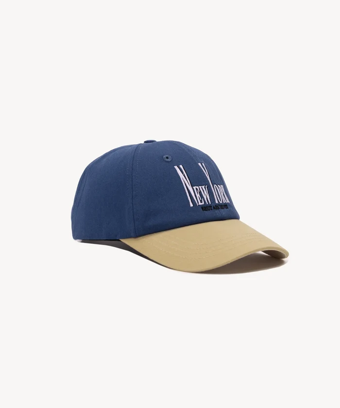 NYC CAPITAL CAP Cap ONE SIZE / BEIGE / BLUE - BRUT Clothing
