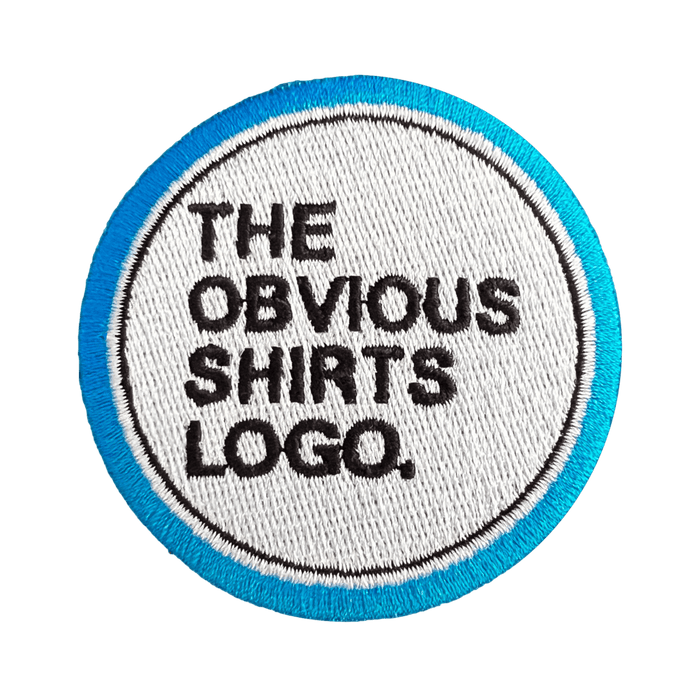 OBVIOUS SHIRTS EMBROIDERED LOGO PATCH. - OBVIOUS SHIRTS