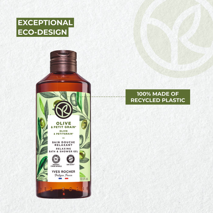 Olive & Petitgrain Relaxing Bath & Shower Gel - 400 ml