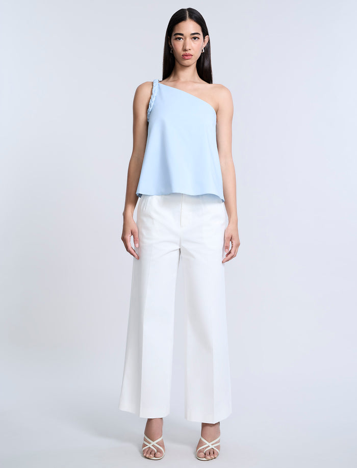 One Shoulder Braided Top