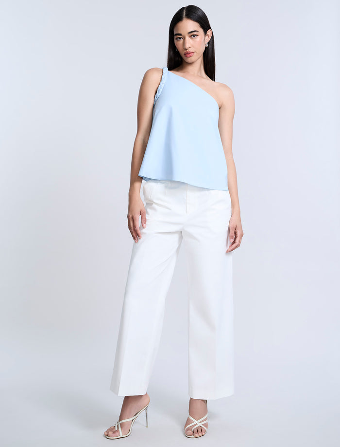 One Shoulder Braided Top