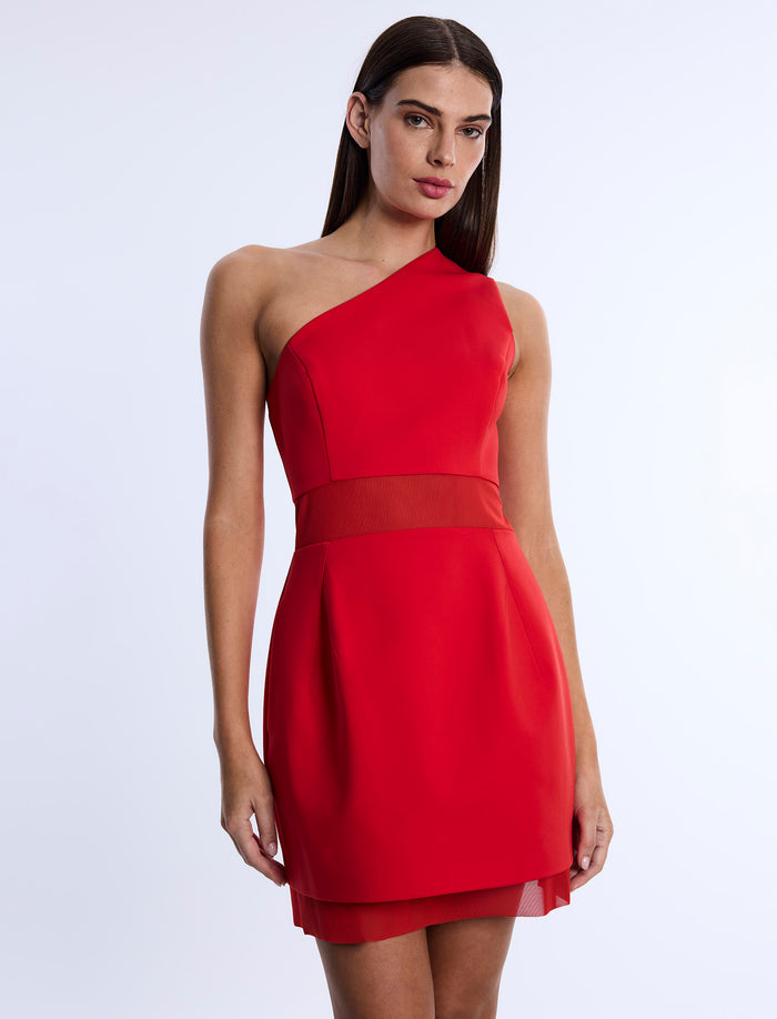 One Shoulder Mini Dress