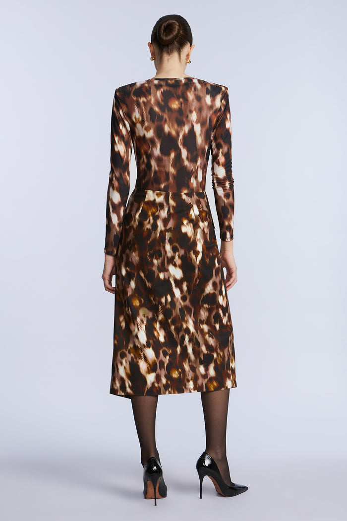 Overlap Midi Skirt