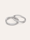 Pack 2 Anillos Nea Acero