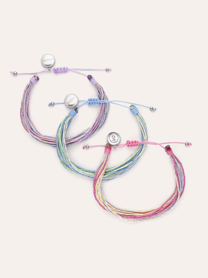 Pack 3 Pulsera Sunset Spark Acero