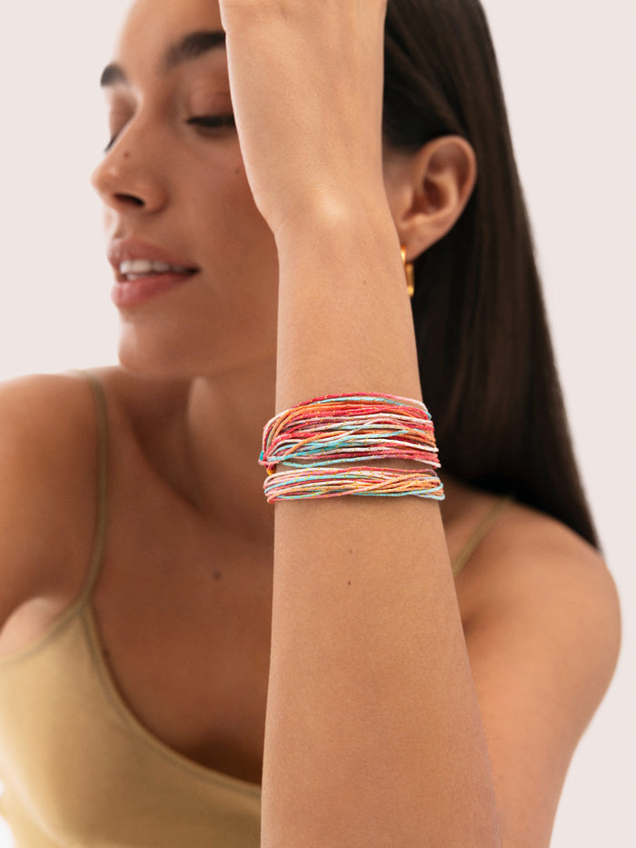 Pack 3 Pulseras Rainbow Spark Acero