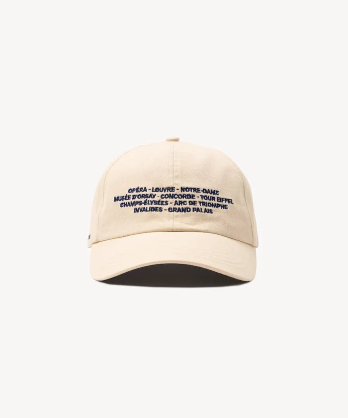 PARIS TOUR CAP Hats and Caps ONE SIZE / BEIGE - BRUT Clothing