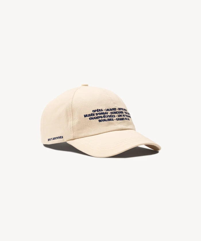 PARIS TOUR CAP Hats and Caps ONE SIZE / BEIGE - BRUT Clothing