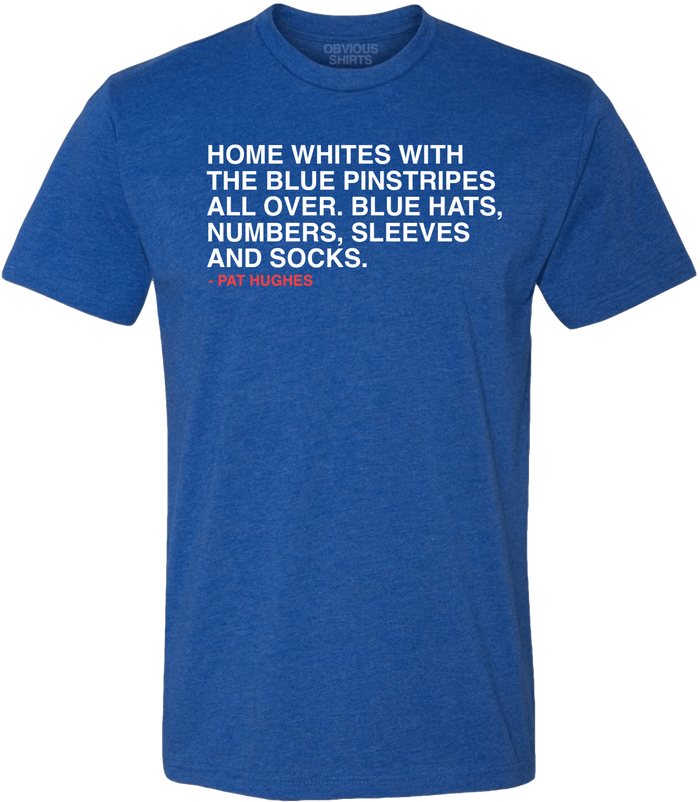 PAT HUGHES UNIFORM DESCRIPTION. - OBVIOUS SHIRTS