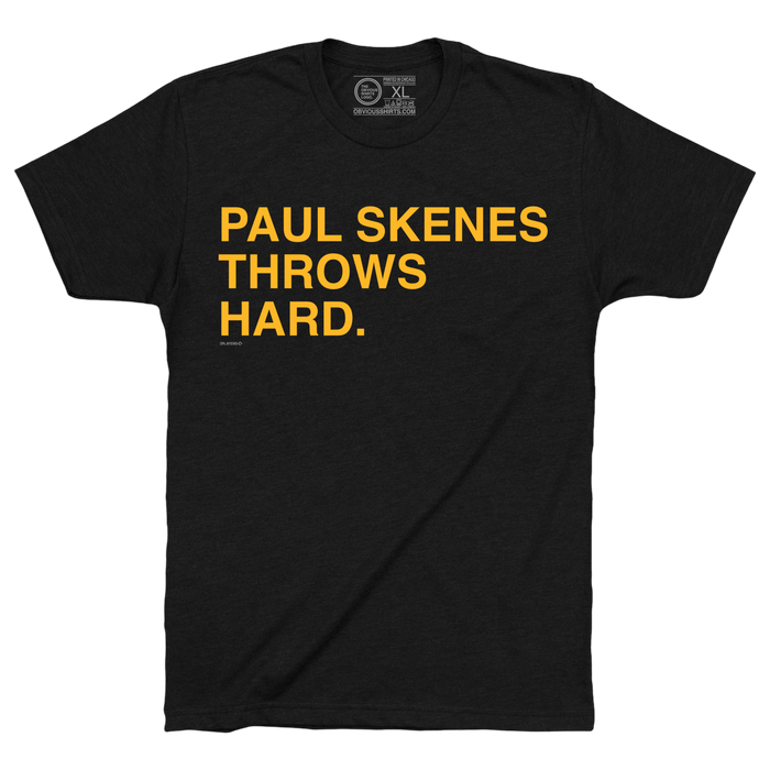 Paul Skenes Throws Hard shirt by Obvious Shirts
