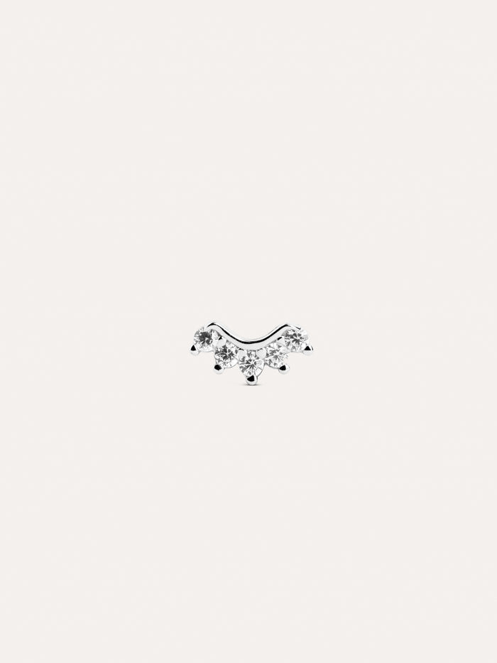 Pendiente Suelto Mini 5 Sparks Plata