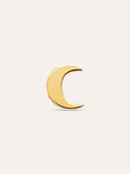Pendiente Suelto Moon Acero Baño Oro