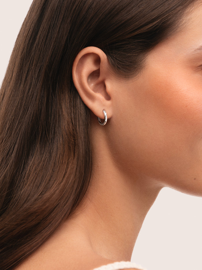 Pendientes Aro 10mm Acero