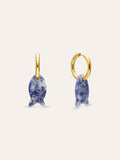 Pendientes Aro Carmen True Pez Acero Baño Oro