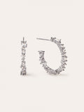 Pendientes Aro Estellar White