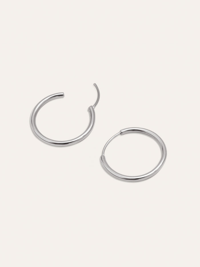 Pendientes Aro Maria M Acero