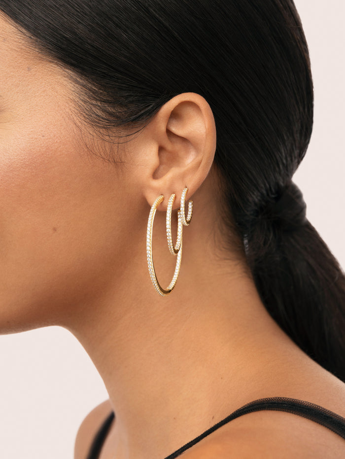 Pendientes Aro Scarlett S Baño Oro