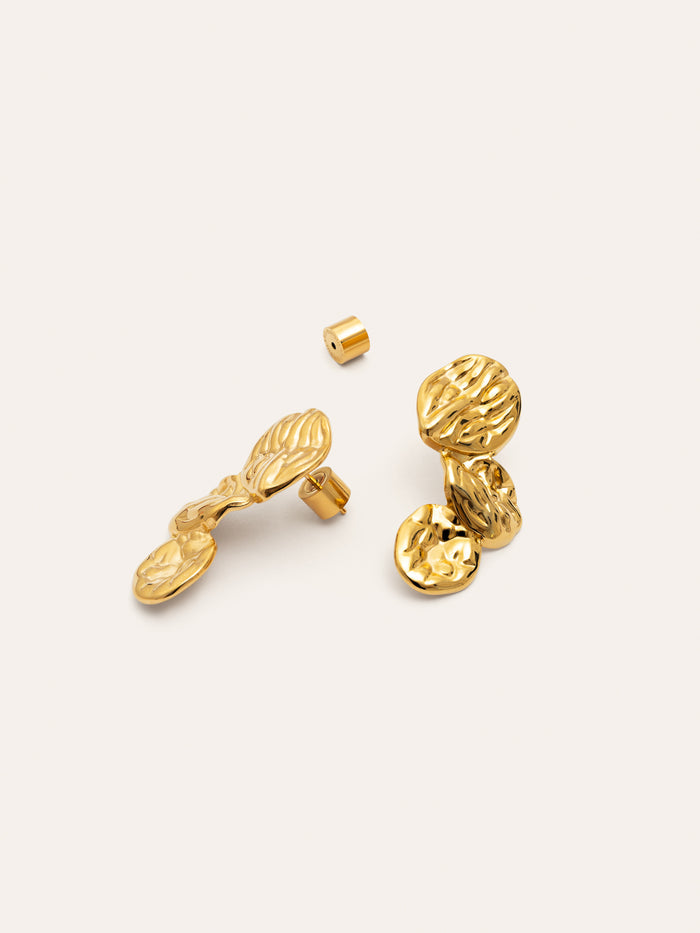 Pendientes Áurea Acero Baño Oro