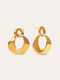 Pendientes Azores Sister Acero Baño Oro