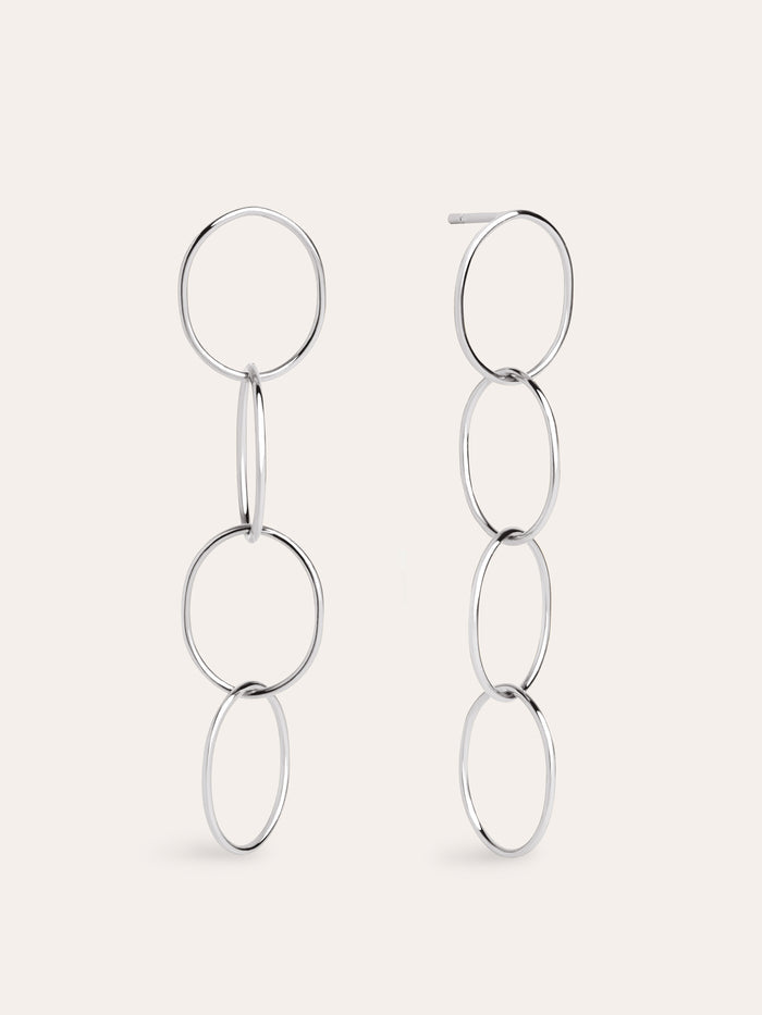 Pendientes Circles & Circles Acero