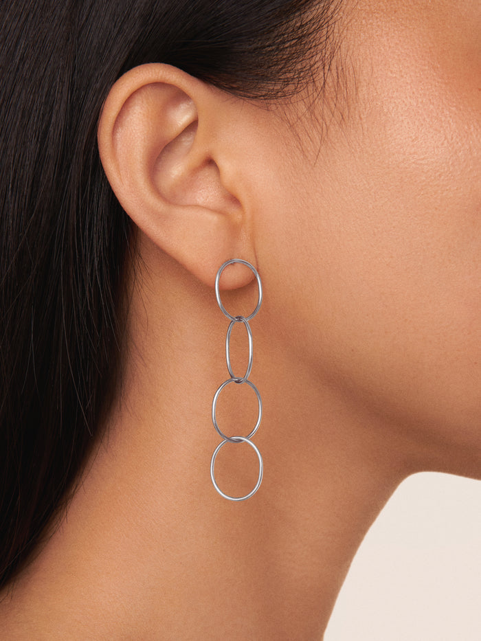 Pendientes Circles & Circles Acero