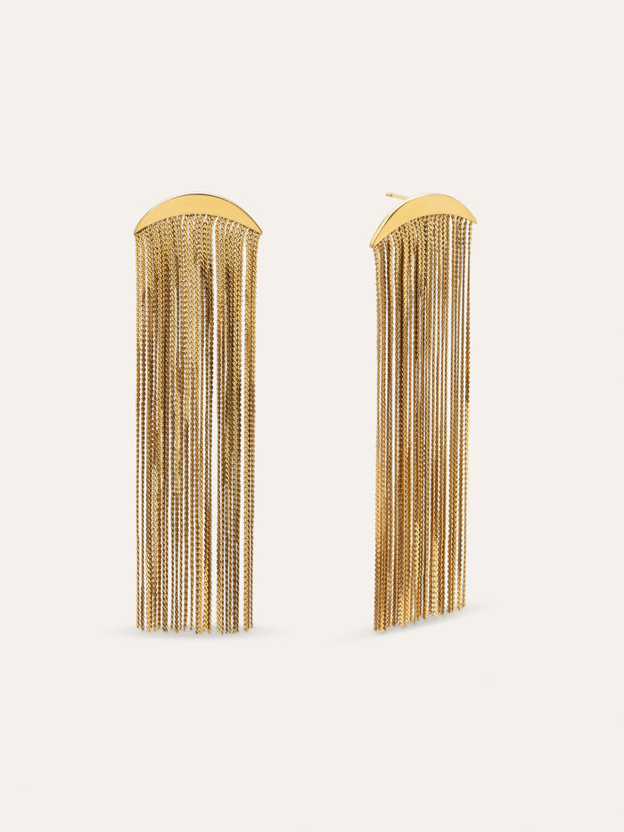 Pendientes Cleopatra Acero Baño Oro