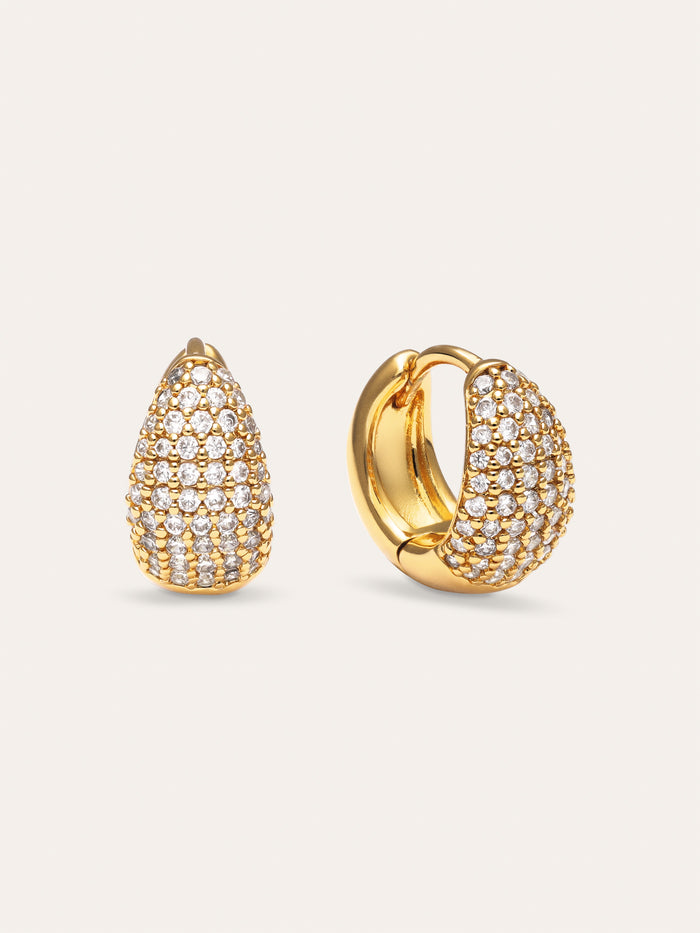 Pendientes Gota Scarlett Baño Oro