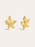 Pendientes Jasmine Acero Baño Oro