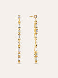 Pendientes Long Iris Baño Oro