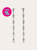 Pendientes Long Mar Acero