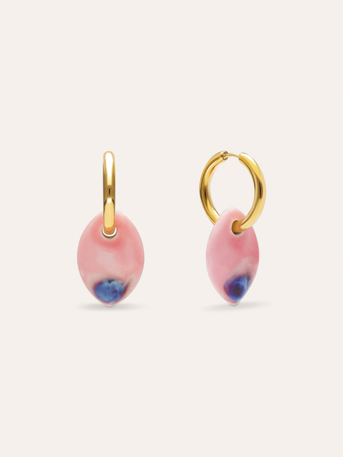 Pendientes Mayari Acero Baño Oro