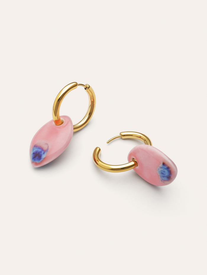 Pendientes Mayari Acero Baño Oro