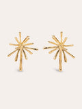 Pendientes Nova Acero Baño Oro