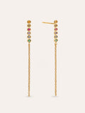 Pendientes Orbit Baño Oro
