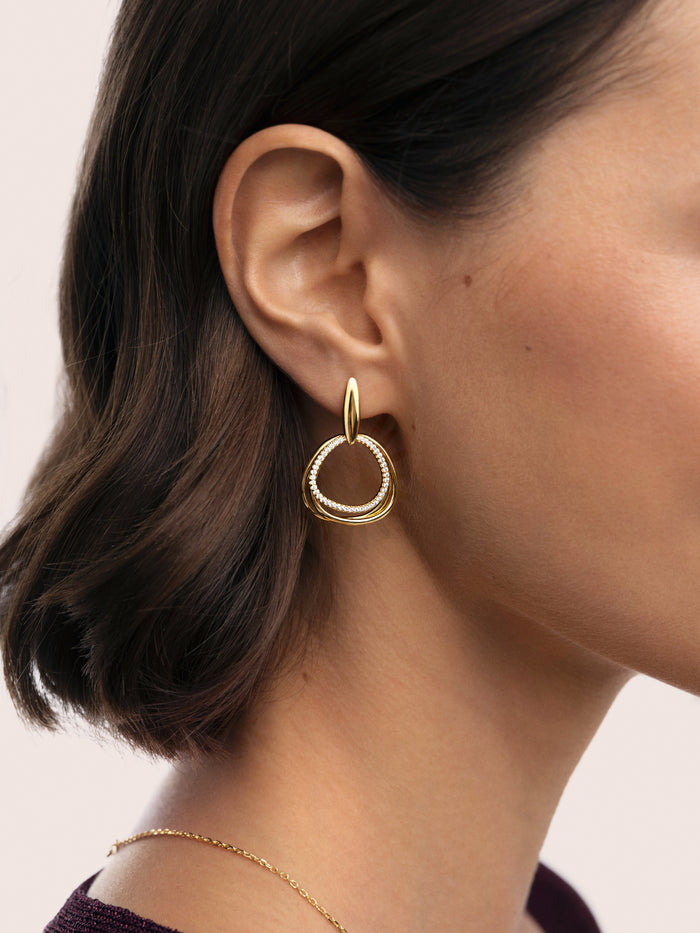 Pendientes Oria Baño Oro