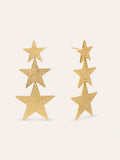 Pendientes Shinning Stars Acero Baño Oro